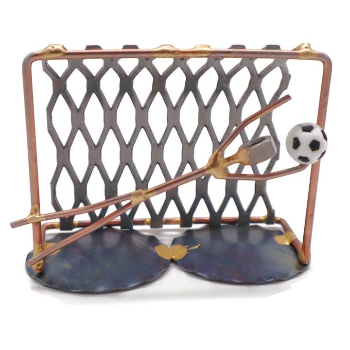 Soccer Goalie Net with Man for wholesale by Rock Creek Metal Craft