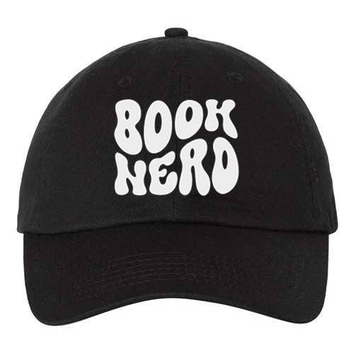 Lucky Luna Apparel - Wholesale Baseball Cap - Women's - Book Nerd Embroidered Dad Hat0