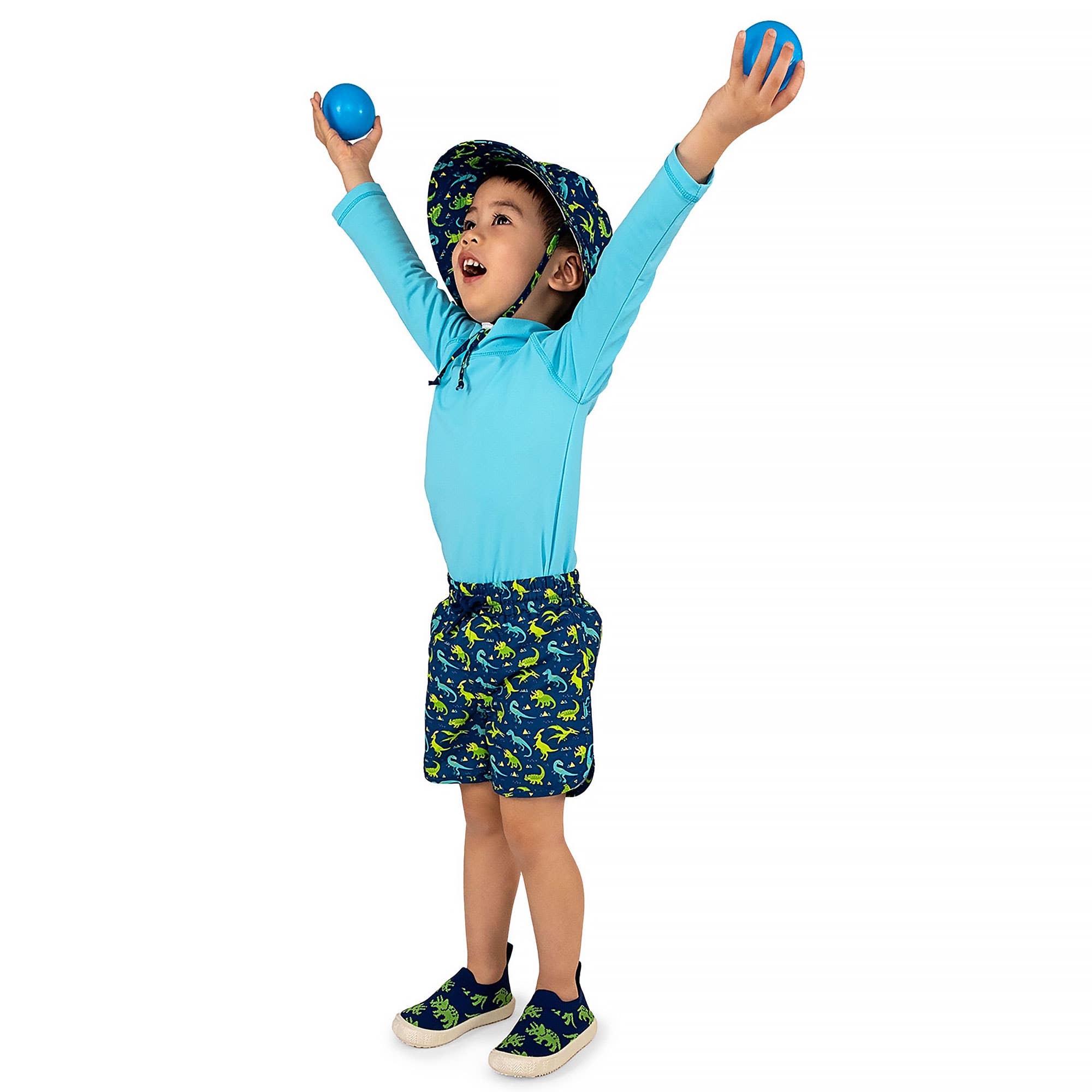 Jan & Jul - Wholesale Swim Shorts - Kids - Dinoland | UV Swim Shorts2
