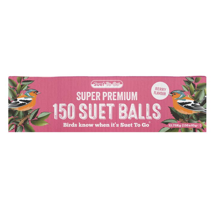 Suet To Go Suet Balls 150pk Box - Berry | Wild Bird Food for wholesale by Natures Grub
