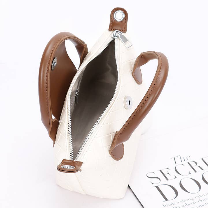 3AM BY H&D ACCESSORIES - Wholesale Top Handle Bag - Women's - Embossed Faux Leather top Handle Clutch6