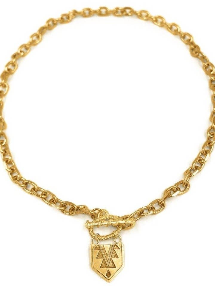 Mayan Chain Necklace for wholesale by Kemi Designs