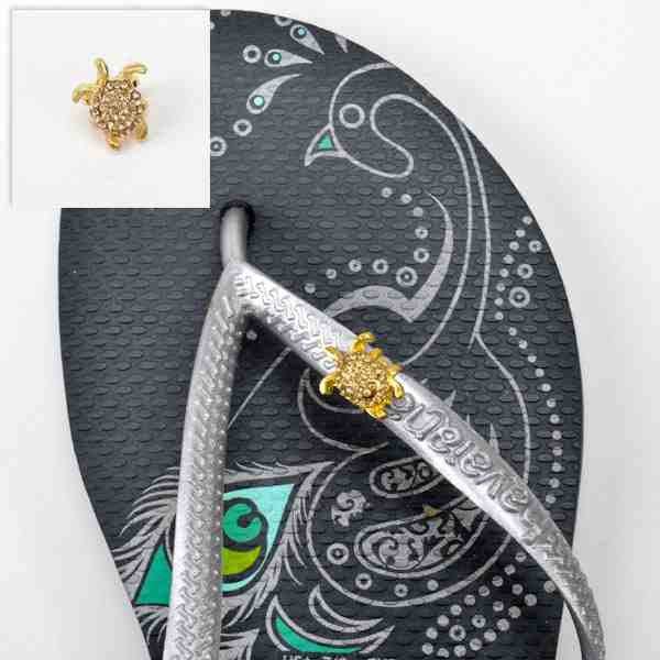 Turtle CZs Charm for wholesale by SF BRAND INC