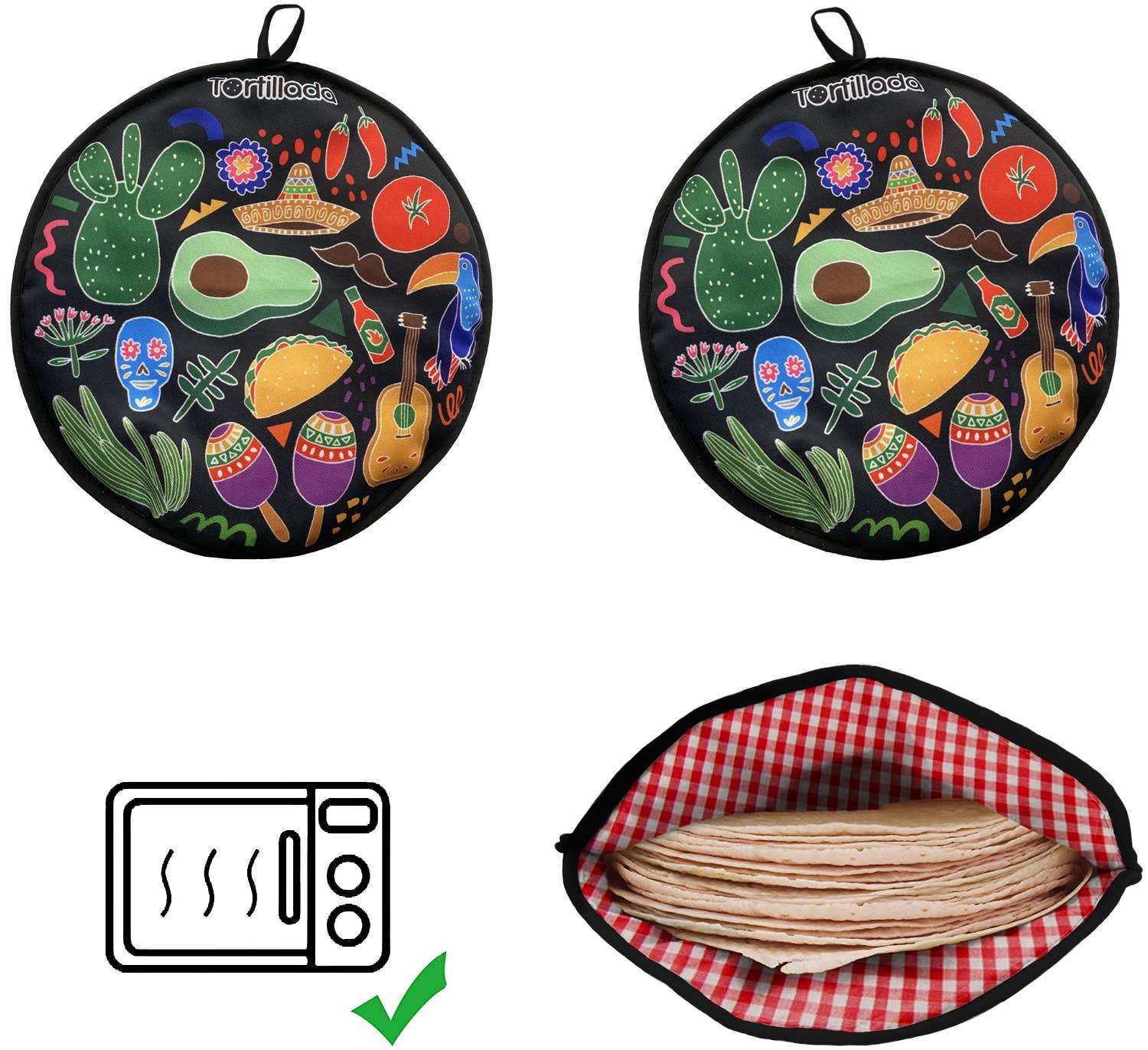 Sayano Deutschland GmbH - Wholesale Kitchen Tool/Gadget - 30 cm Tortilla Warmer (black)2