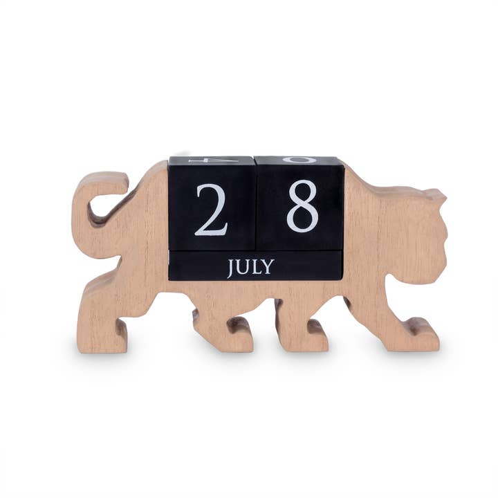 Helio Ferretti - Wholesale Calendar - PERPETUAL CALENDAR CHEETAH NATURAL HF1