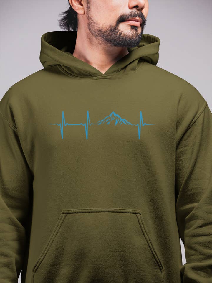 Hunt Hook Eat - Wholesale Hoodie - Men's - Mountain Pulse Hoodie3