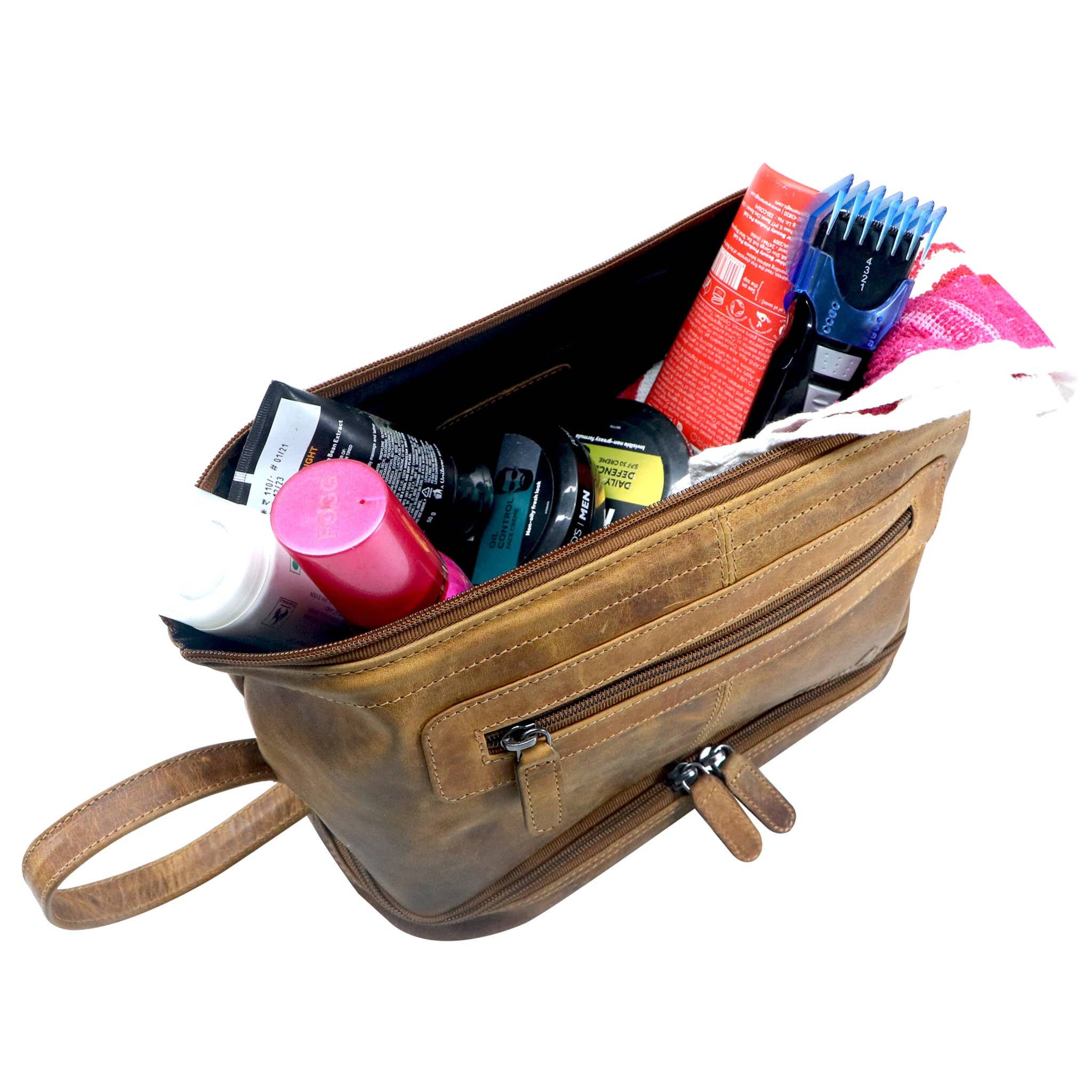 Greenwood – Großhandel Schmink-/Kosmetiktasche – Hans Kosmetiktasche Damen Leder Große Kulturtasche Herren Wasserfest37