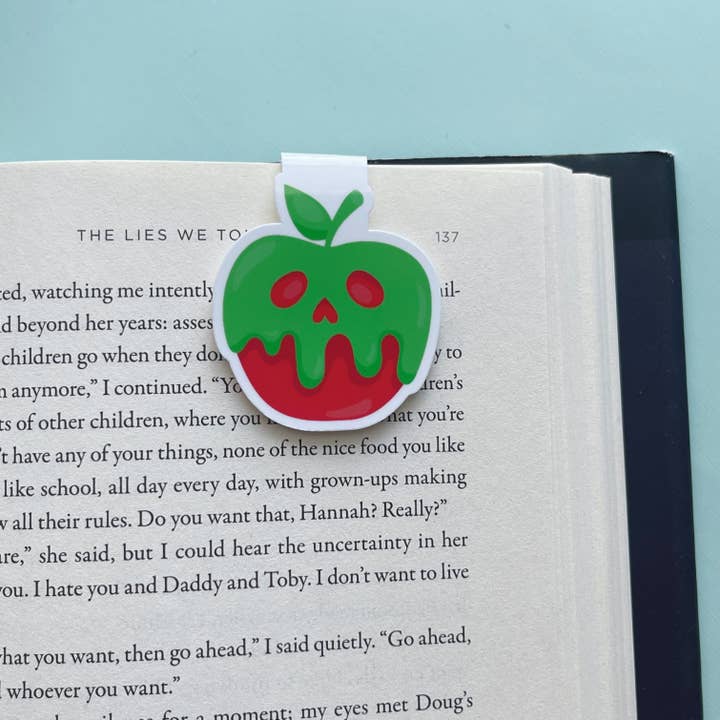 Red Poison magnetische boekenlegger van Apple voor wholesale door My Secret Copy