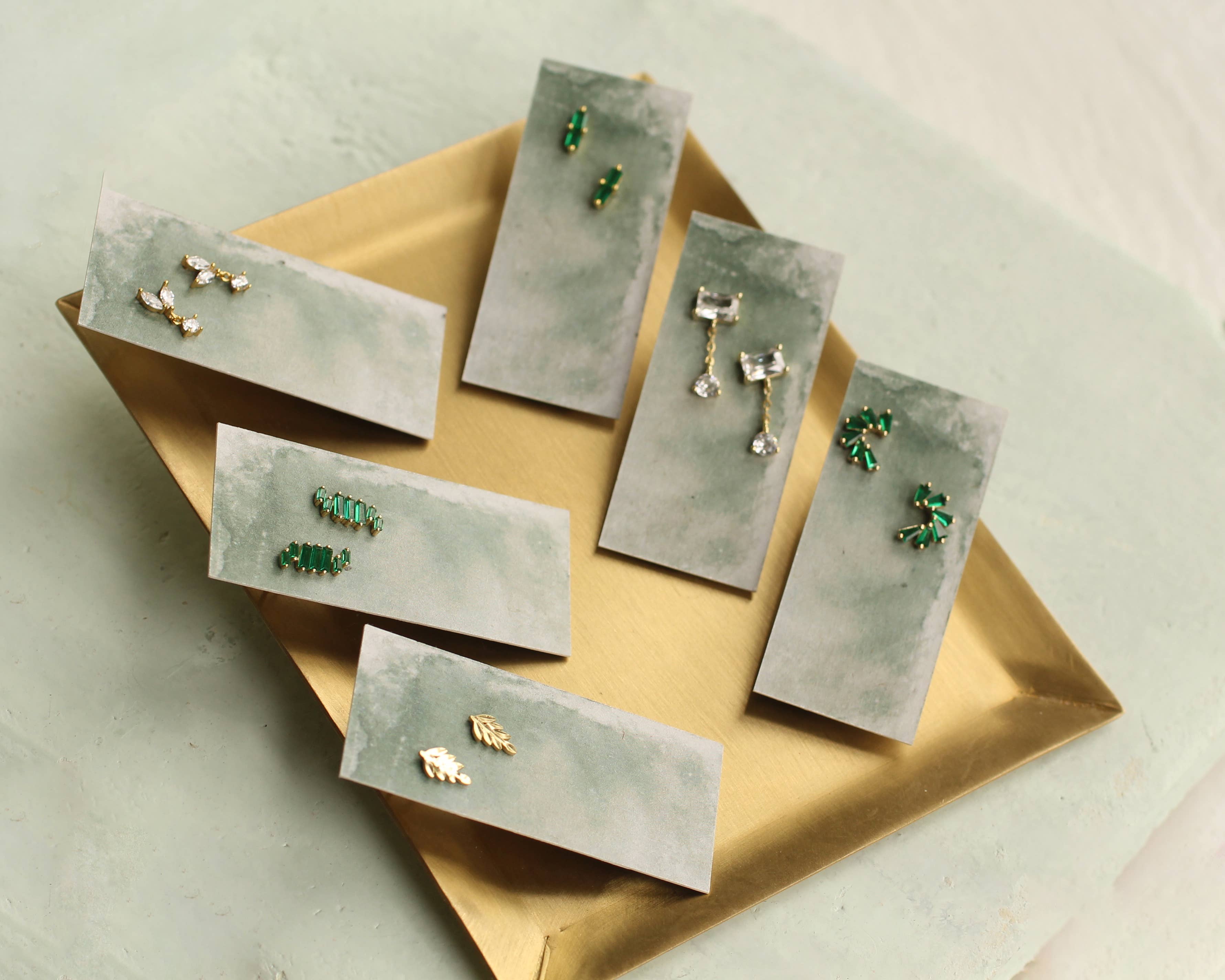 Silk Purse, Sow's Ear – wholesale Stud/post earrings – Opal Lotus Petal Stud Earrings7