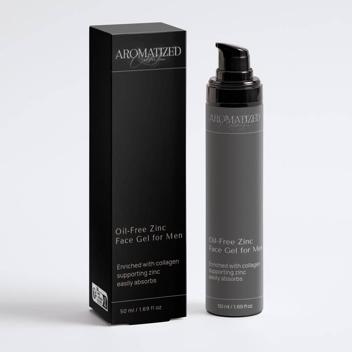 Gel facial de zinc sin aceite para hombres para venta al por mayor de Aromatized Collection