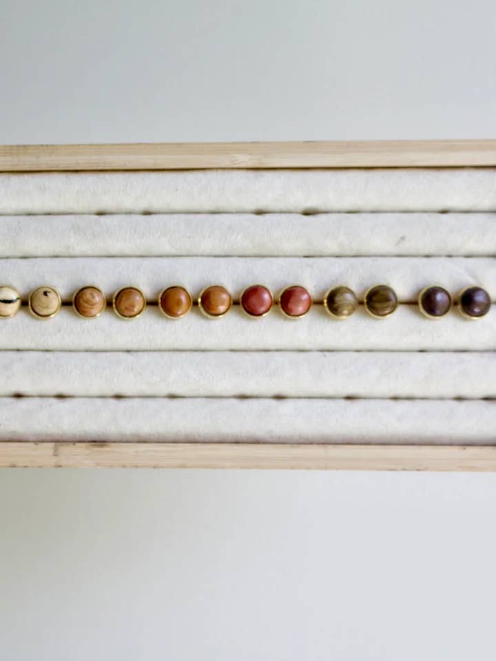 Circle Studs for wholesale by Beneath the Bark