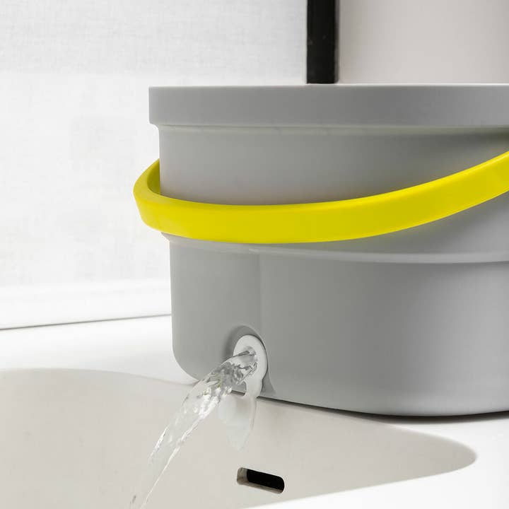 InnovaGoods - Venta al por mayor Fregonas - Mopa Giratoria con Autolimpieza y Cubo Separador Selimop InnovaGoods