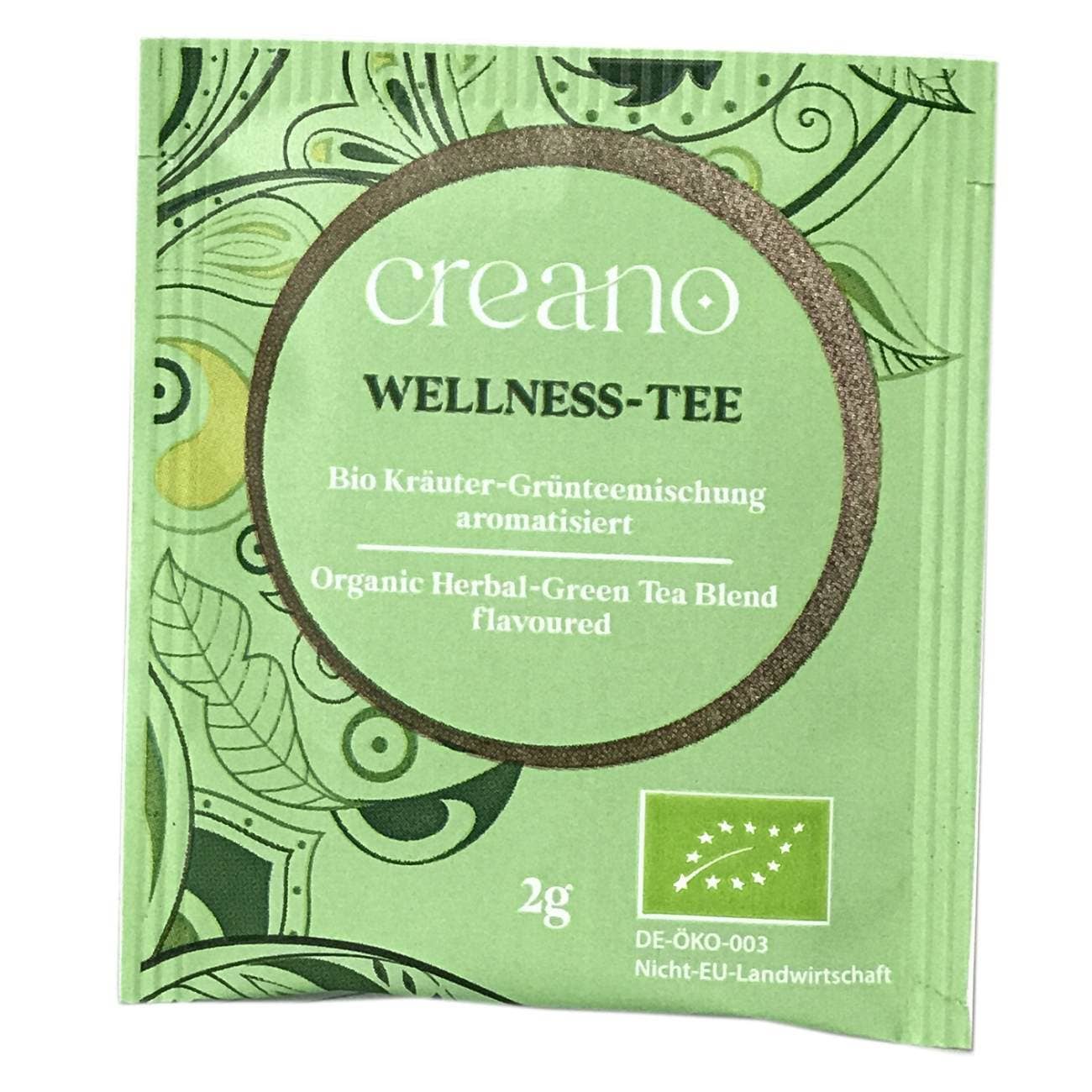 Creano - Wholesale Health/Detox Tea - Pack of 20 organic tea bags wellness tea*6