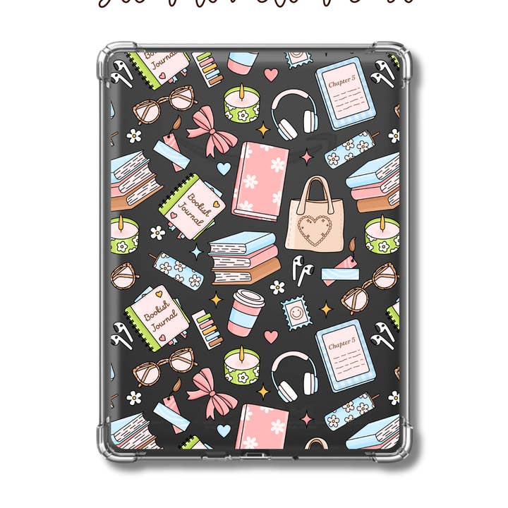 Essenziali per i Lettori - Custodia Trasparente Decorata per E-Reader per la vendita all'ingrosso da parte di Lovely Avenue