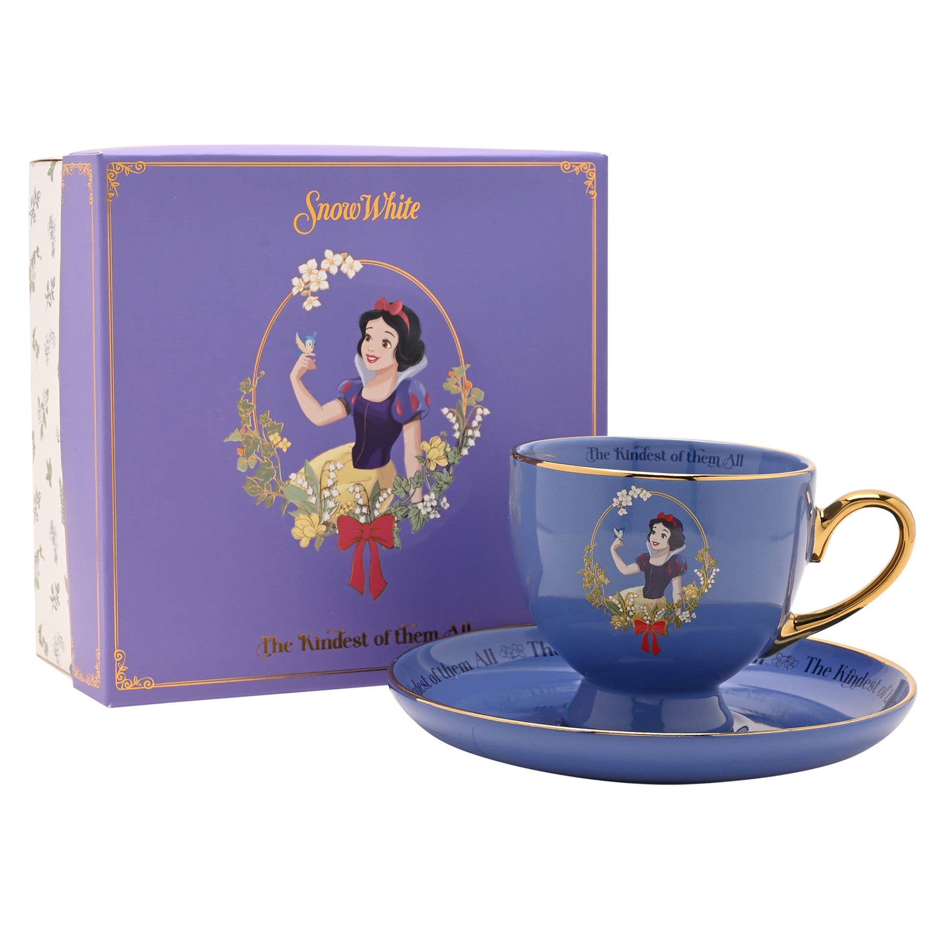 WIDDOP and Co. - Wholesale Drinking Glass/Cup - Disney Pastel Princess Tea Cup & Saucer - Snow White6