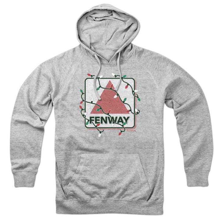 Fenway Holiday Lights Hoodie for wholesale by Chowdaheadz