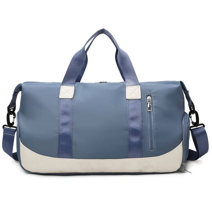 Active by Anna-Kaci - Wholesale Weekender Bag - Women's - Two Toned Duffle Gym Bag2