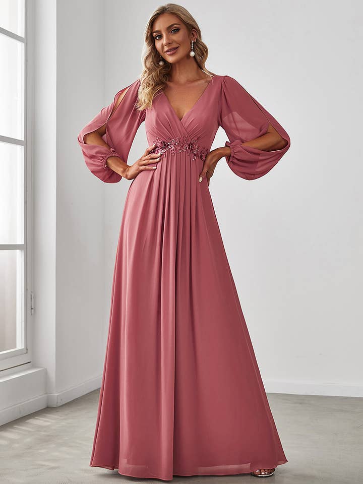 Ever-Pretty - Wholesale Gown – Women's - 2 Style Elegant Chiffon Bridesmaid Dress69