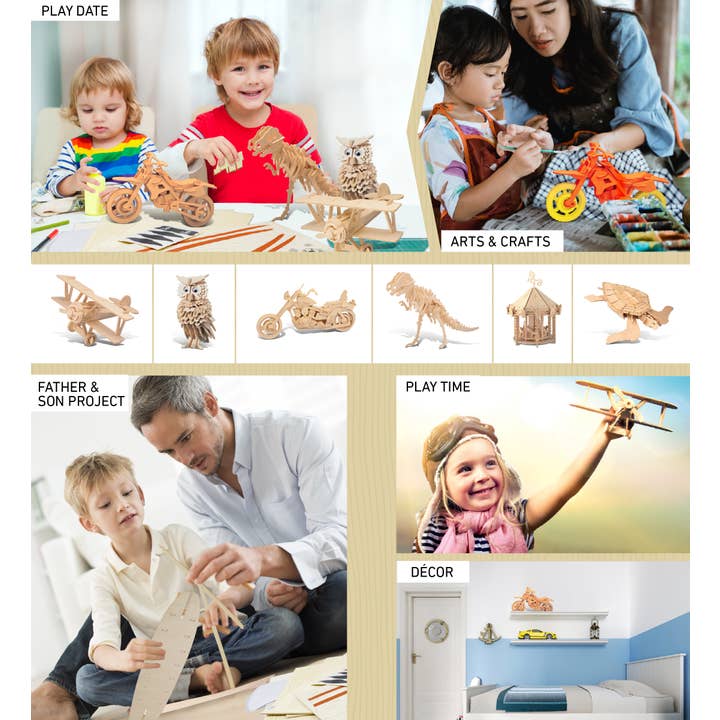 Cota Global – wholesale Puzzle – Child – 3D Puzzles - Dirt Bike4