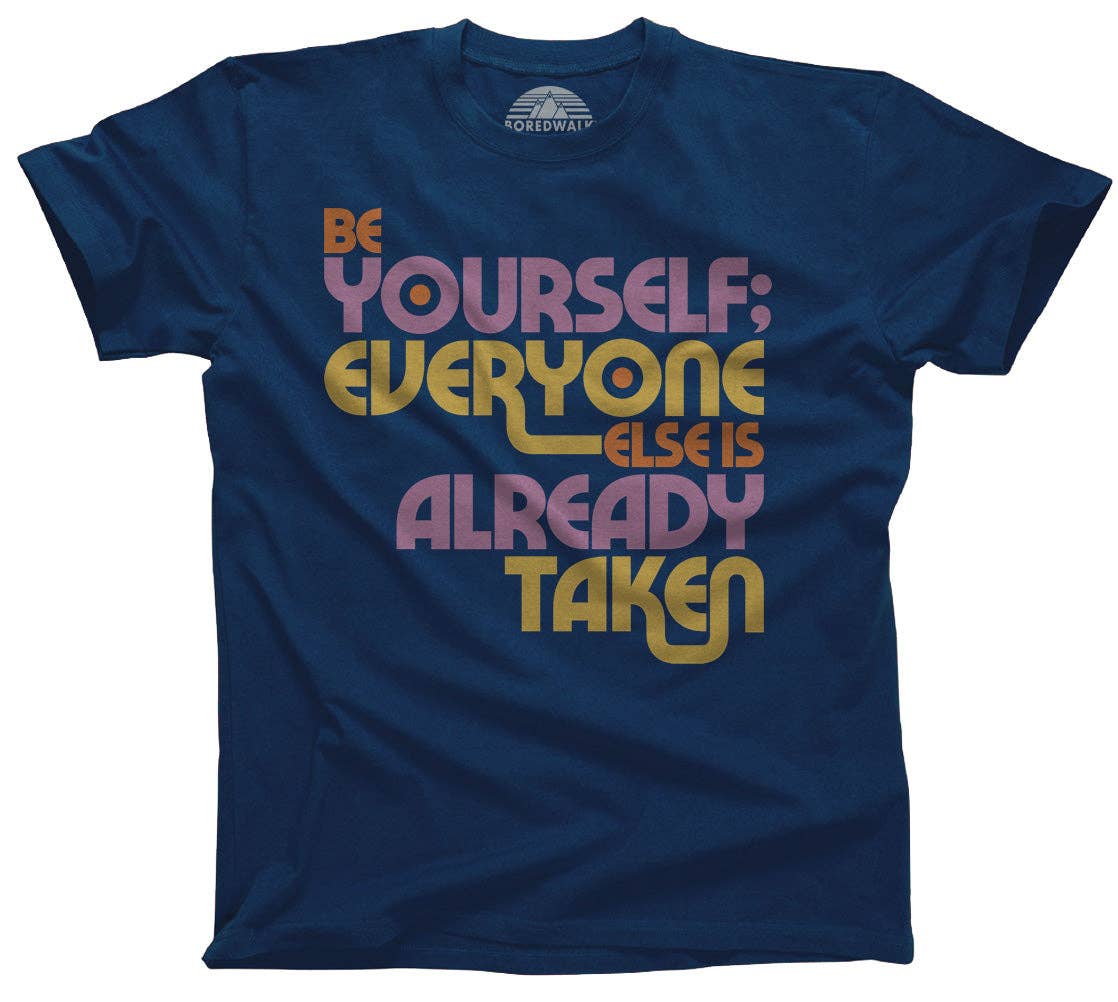 Boredwalk - Wholesale Screen Printed T-Shirt - Men's - Men's Be Yourself Oscar Wilde T-Shirt5