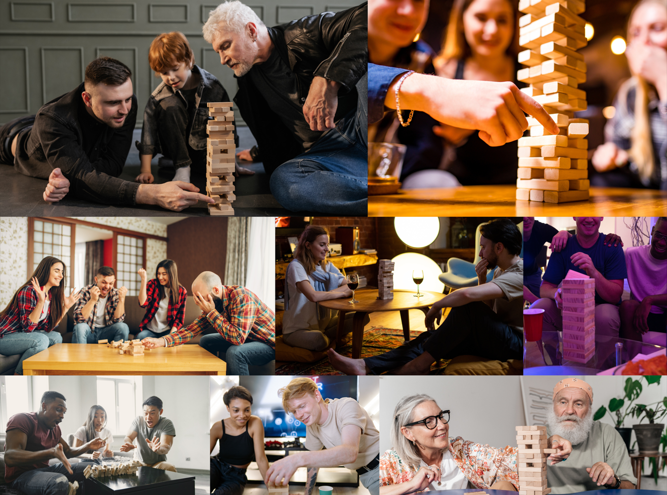 North American Weekend Association - Wholesale Stacking Game - IceBreaker Questions - Tumbling Tower Game™4