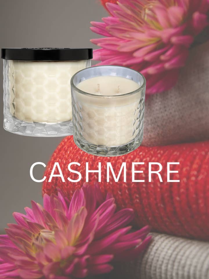 12 oz Soy Wax Candle - Cashmere for wholesale by Carmans Candles