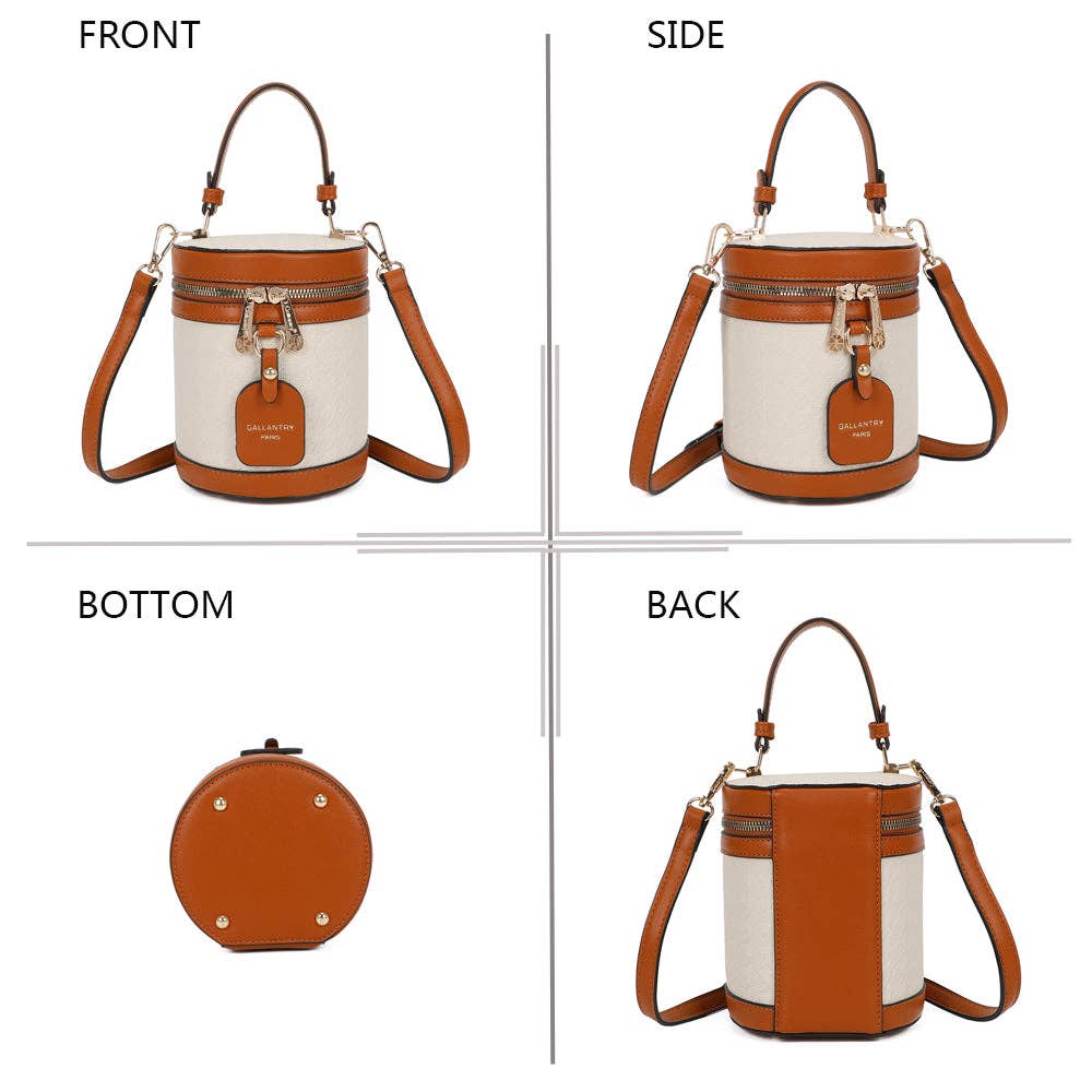 Gallantry – Engroshandel Crossbodytaske - Dame – Cylia taske (R-1958) med cylindrisk silhuet9