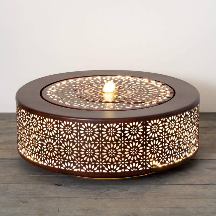Sullivans Home Decor - Wholesale Outdoor Ornament/Decor - Large Pierced Copper Fountain
