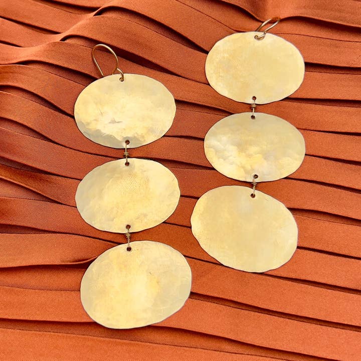 Fluff Hardware - Wholesale Dangle Earrings - Handmade Ovoid Earrings