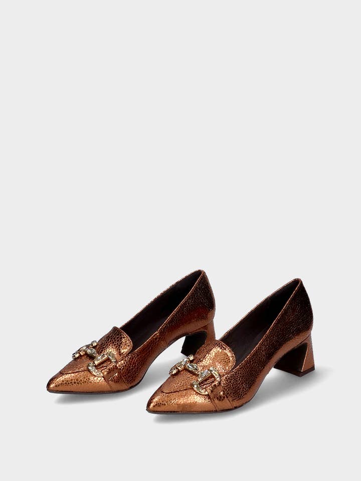 Camel Mid Heel Shoe Lori 39 - More colors available for wholesale on Faire3