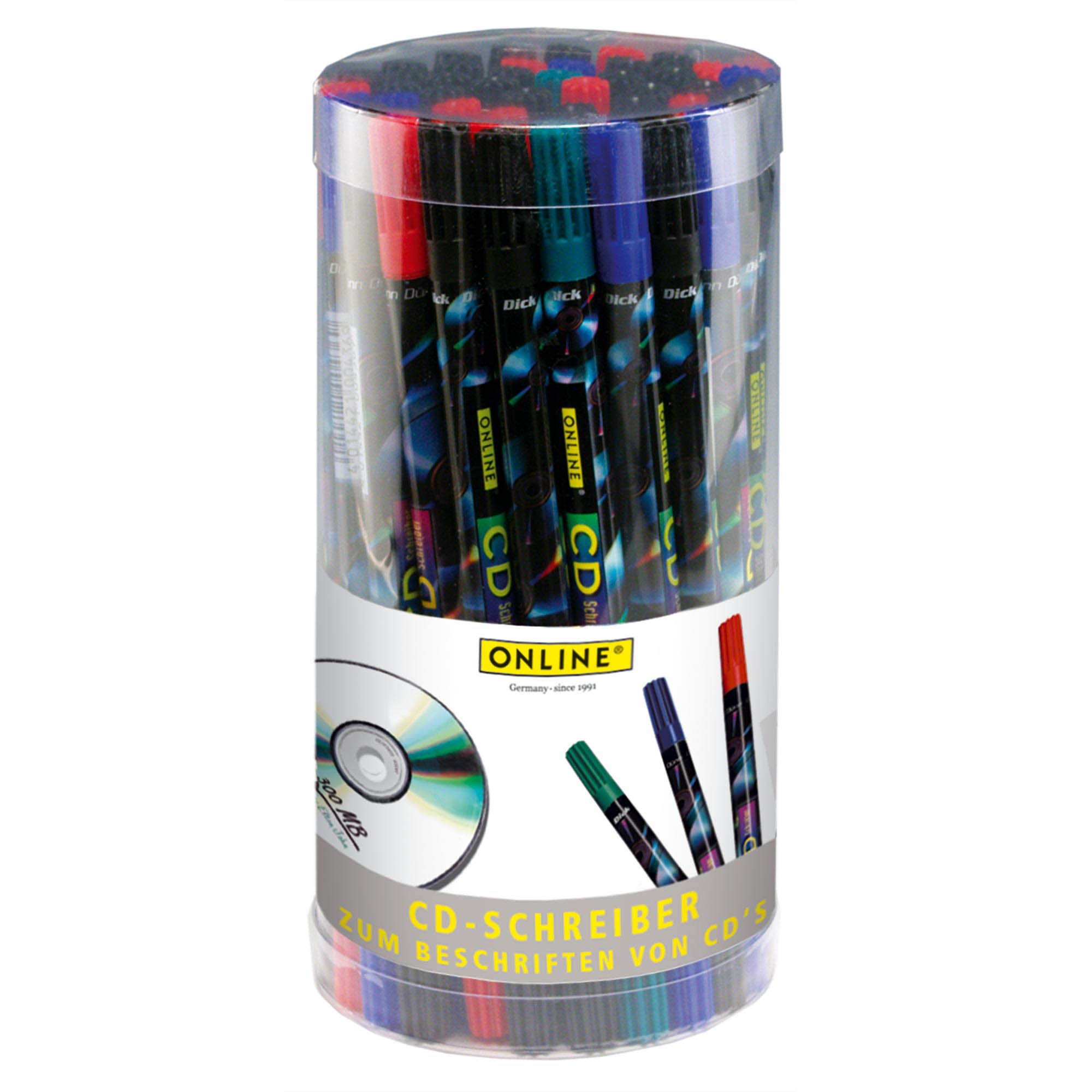 ONLINE Schreibgeräte GmbH – wholesale Markör – 50 permanentpennor i olika färger0