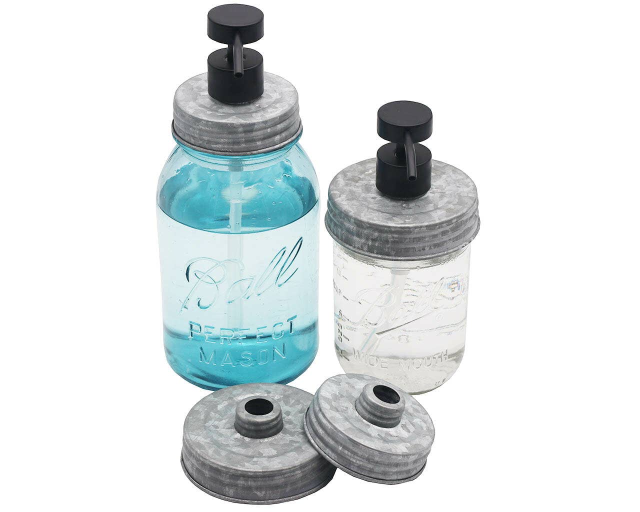 Mason Jar Lifestyle - Wholesale Soap Dispenser - Matte Black Soap Pump Lid Kit for Mason Jars16
