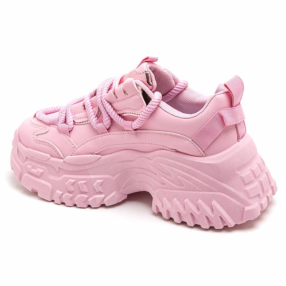 No Doubt Shoes - Wholesale Lifestyle Sneakers - Women's - WOMEN'S CHUNKY TRENDY SOLE LACE UP SNEAKERS19