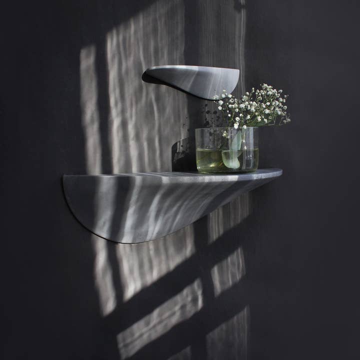 Formpoet - Wholesale Wall Mounted Shelf - Wall shelf concrete large - grey5