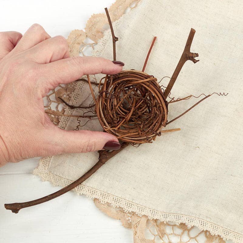 Factory Direct Craft - Wholesale Wreath - Natural Grapevine Bird's Nest Branches (Choose Size)3