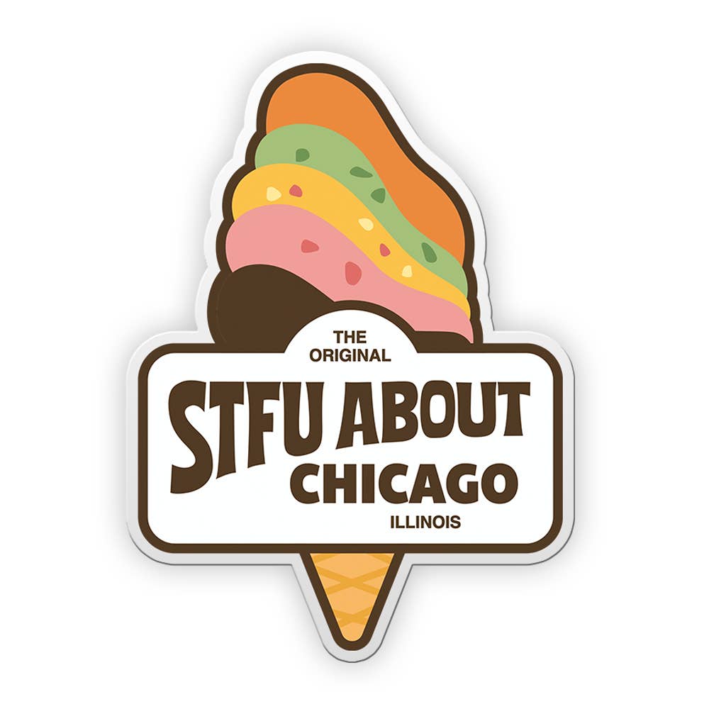 Harebrained! - Wholesale Sticker - STFU About Chicago Stickers33