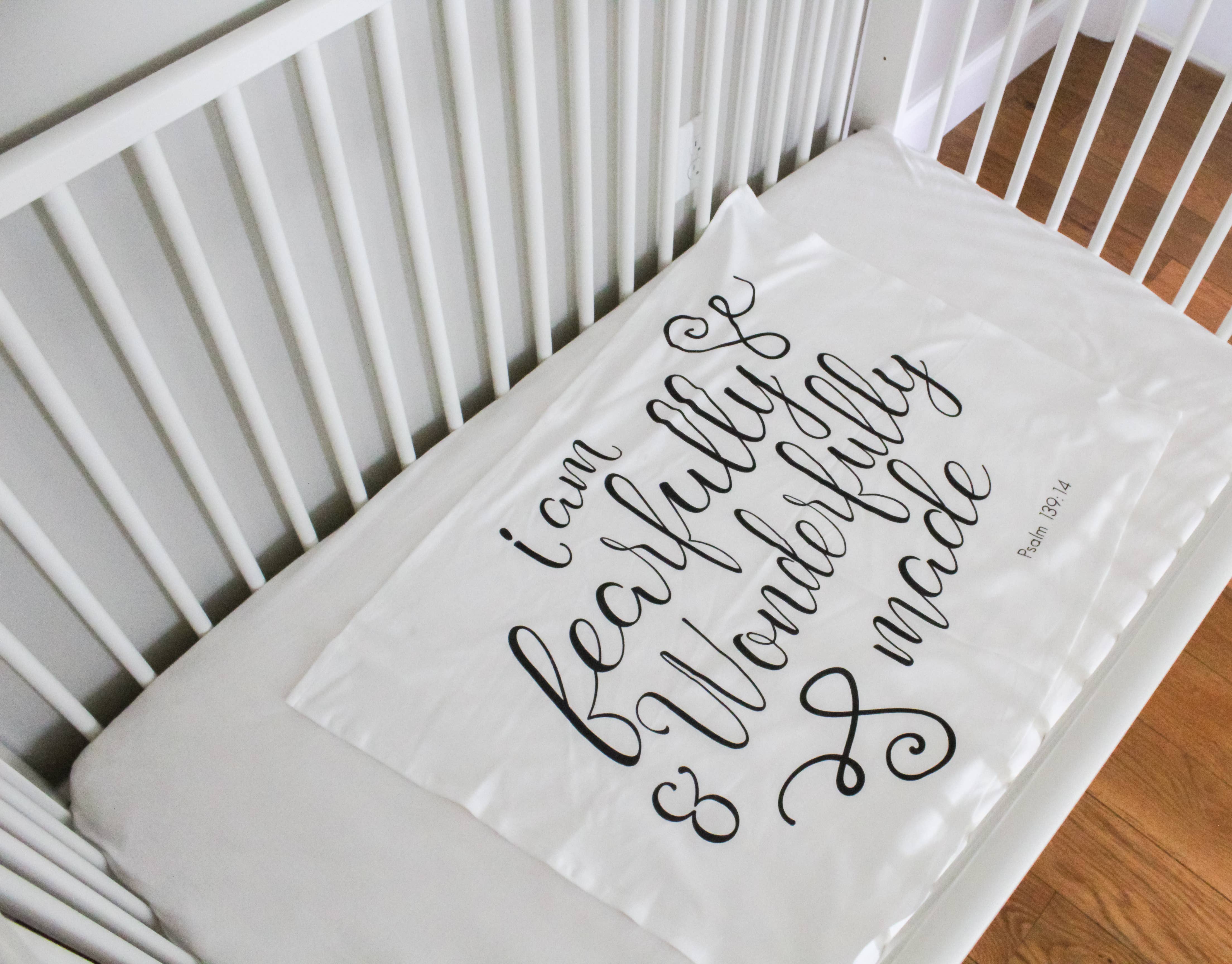 Southern Top Stitch - Wholesale Bedding Blanket - Kids & Baby - I Am Fearfully And Wonderfully Made Organic Crib Blanket1