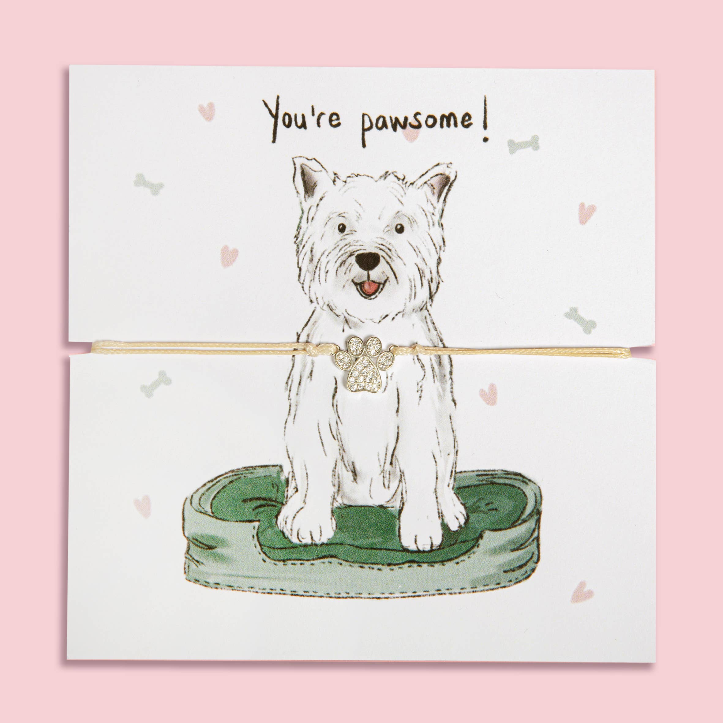 Letterbox Love Bracelets – wholesale Charm/dangle bracelet – Paws For Though Small Stand Bracelet Collection1