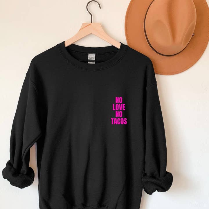 Axle Rose Co - Wholesale Sublimation Transfer - Pocket No Love No Tacos transfer