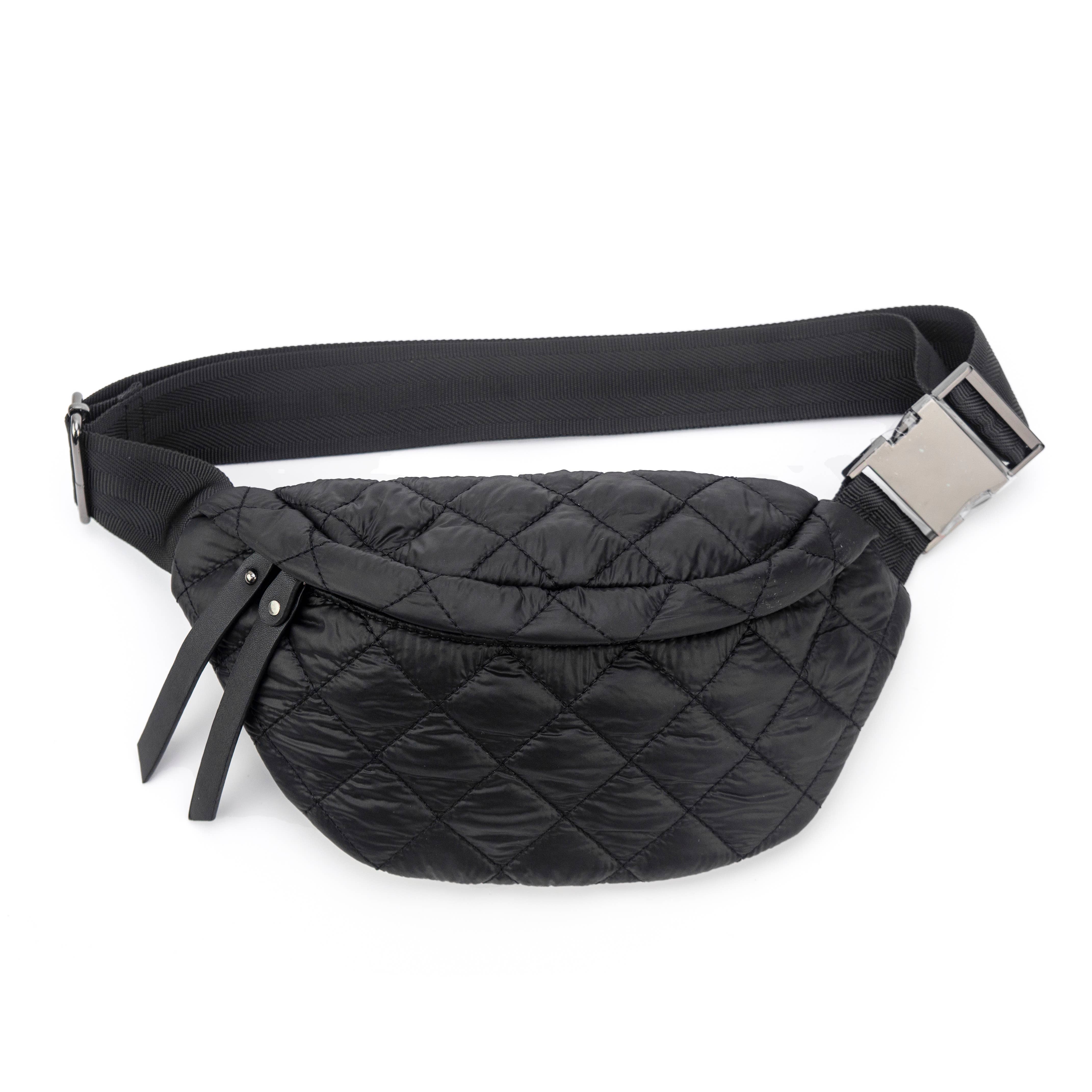 Babs + Birdie - Wholesale Belt Bag - Women's - The Millie Puffer Sling Bag | 3 Color Options2