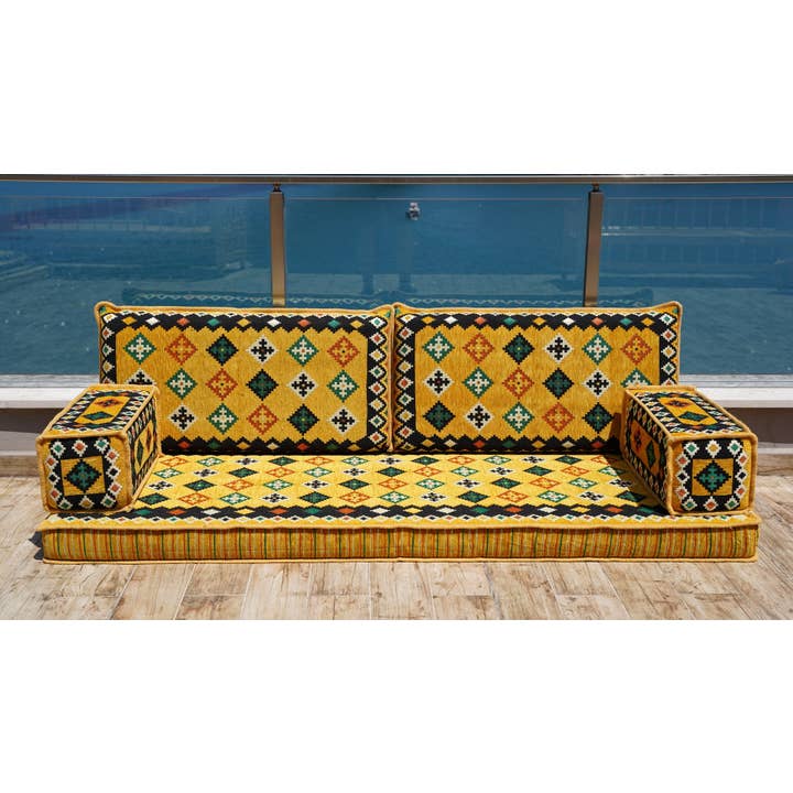 Arabic Sofa – Sofá por atacado – Sofá janela, Almofada de Banco, Sofá de chão, Sofá de Leitura