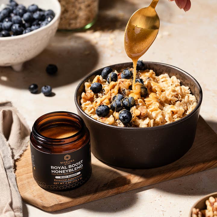 Manuka Mana - Wholesale Honey - Royal Jelly Honeyblend (with Lions Mane)3