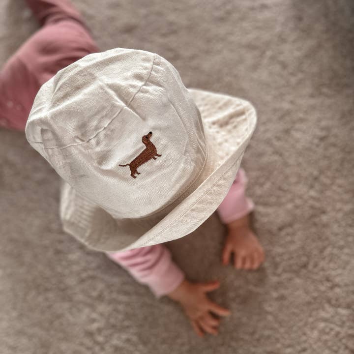 tierly - Wholesale Bucket Hat - Women's - Fisherman's hat with dachshund embroidery1