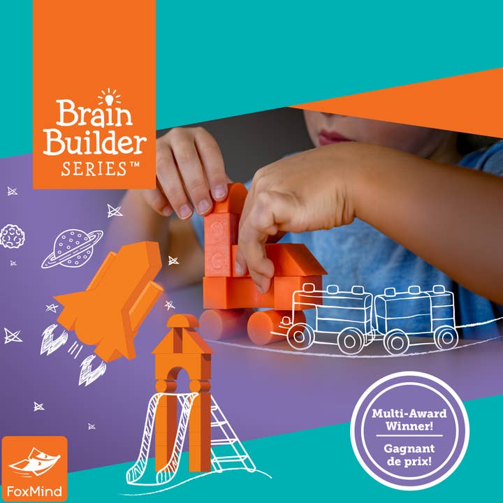 FoxMind - Wholesale Brain Game - Kids - Architecto Brain Builder Series Stacking Game6