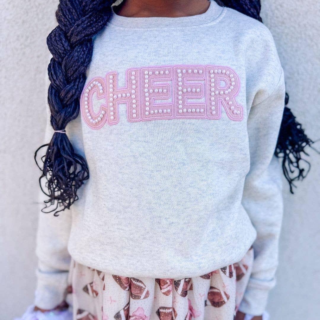 Sweet Wink - Wholesale Sweatshirt - Kids - Cheer Pearl Patch Sweatshirt - Girls Clothes2