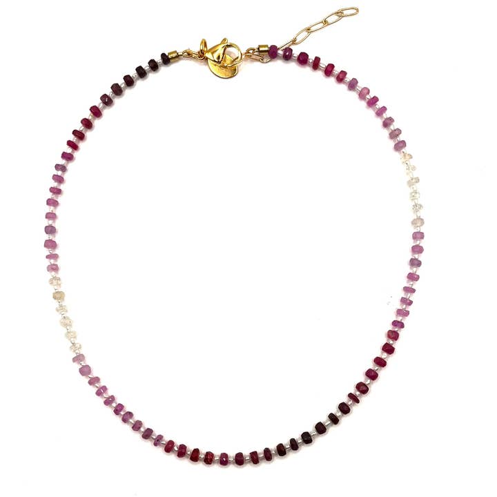 Cranberry Cocktail Necklace for wholesale by Anne Nichols Jewelry