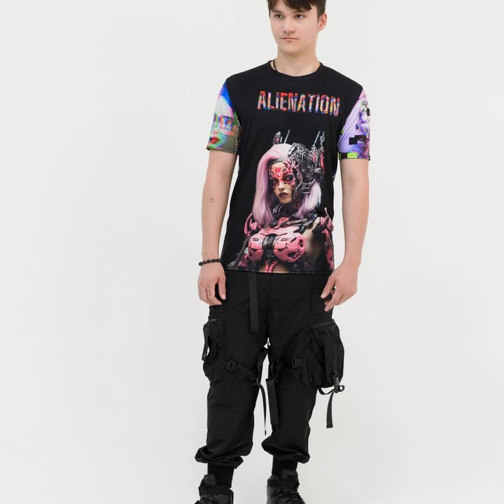 Alienation Men's t-shirt for wholesale by TECHNOIRCANDY