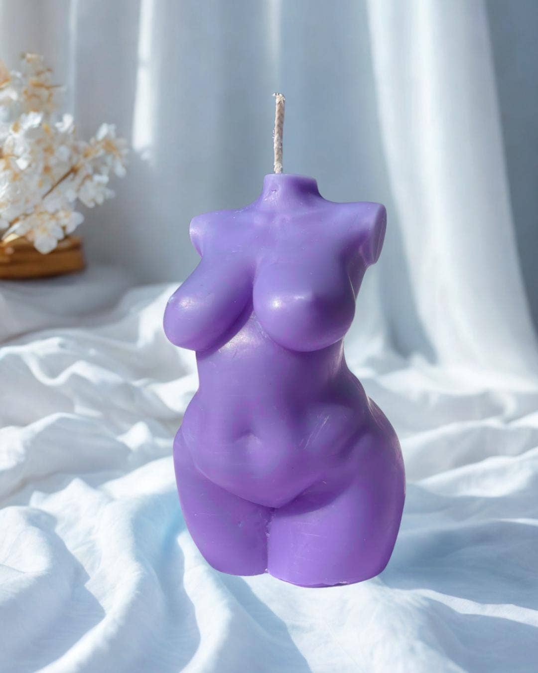 Beauty and the Moon - Wholesale Novelty Candle - Plus Size Goddess Beeswax Female Body Candle5