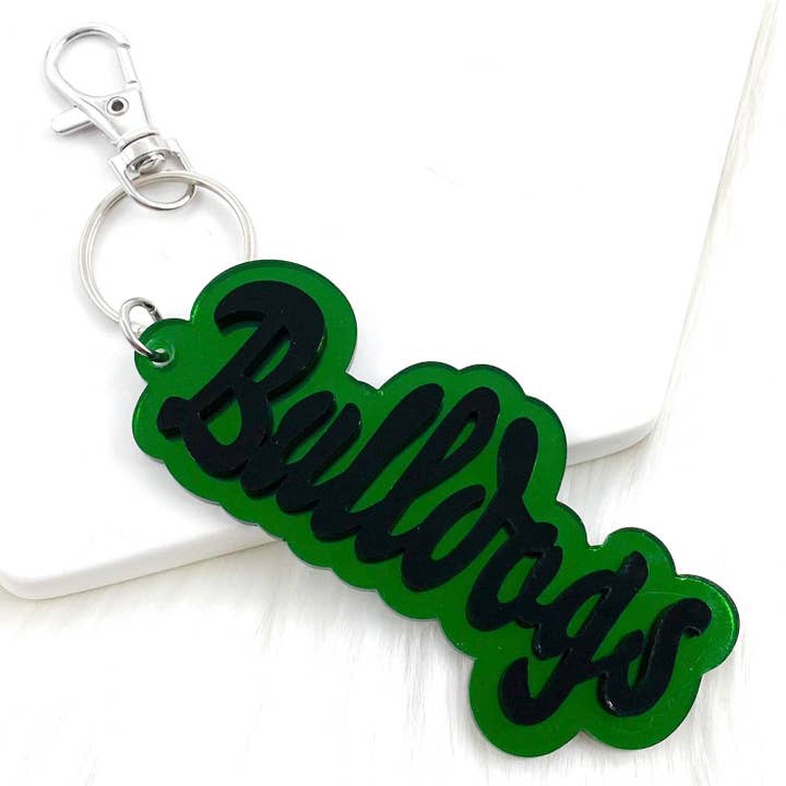 Doohickies - Vente Porte-clés – femme - Mascottes acryliques en couches personnalisées (commentaire avec mascottes) -Spirit Keychains3