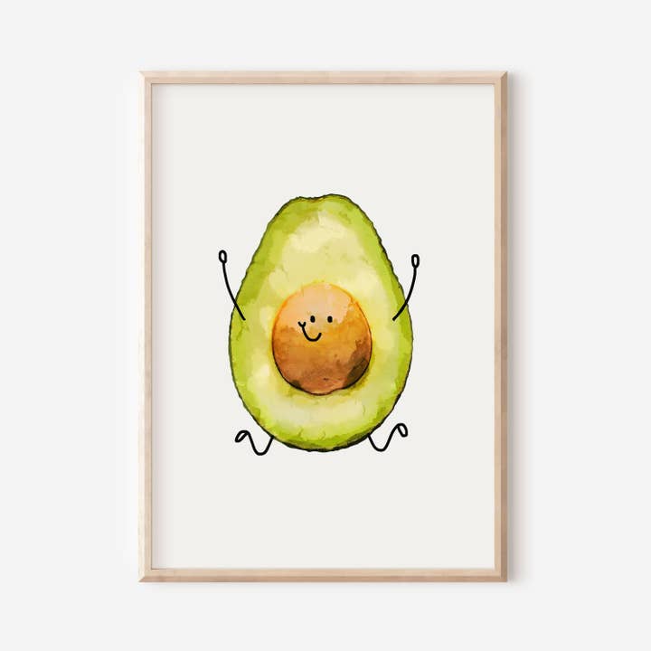 Happy Avocado Print nr.64 voor wholesale door el&chic
